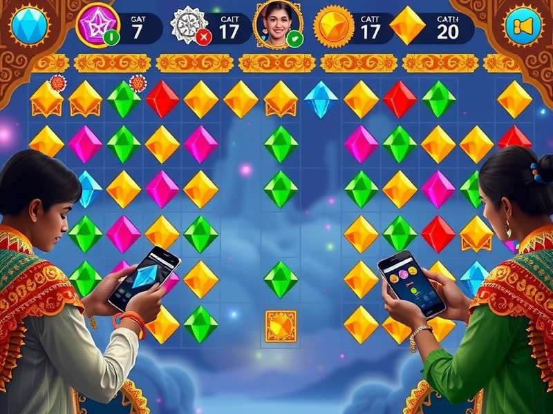 Indian players discussing Diamond Delight strategies on mobile phones